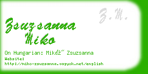 zsuzsanna miko business card